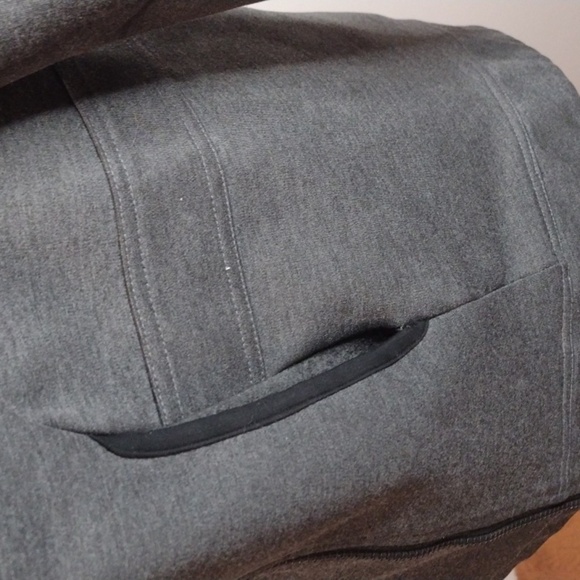 Nom Maternity Black Rainier Fleece Lined Zip Hoodie Size L - Picture 7 of 10